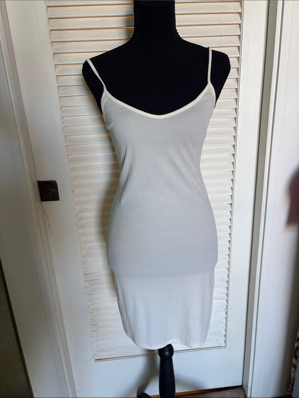 Classic off white Slip Dress - Women's Intimates